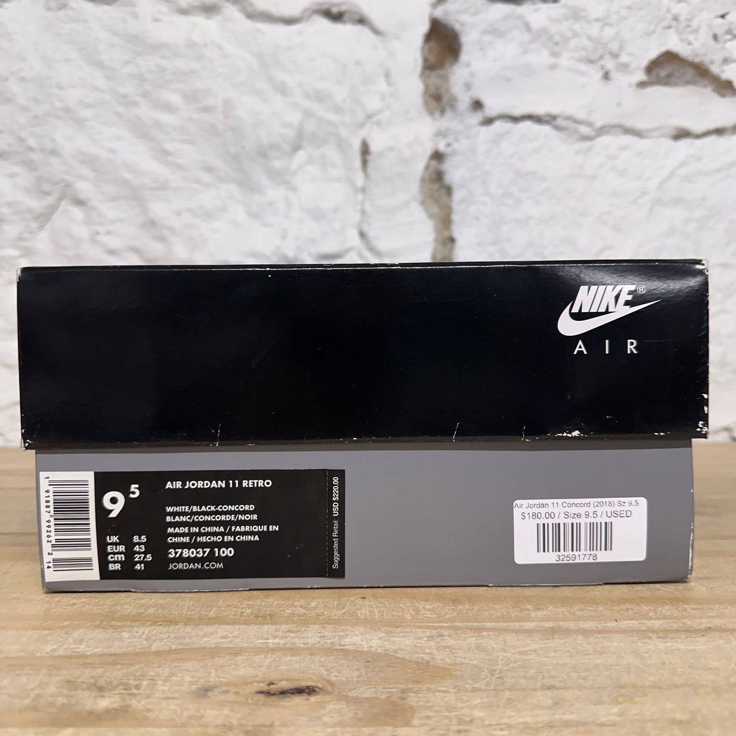 Air Jordan 11 High Concord (2018) Sz 9.5