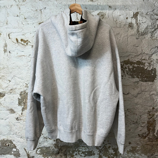 Supreme MM6 Maison Margiela Zip Up Hoodie Grey Sz L