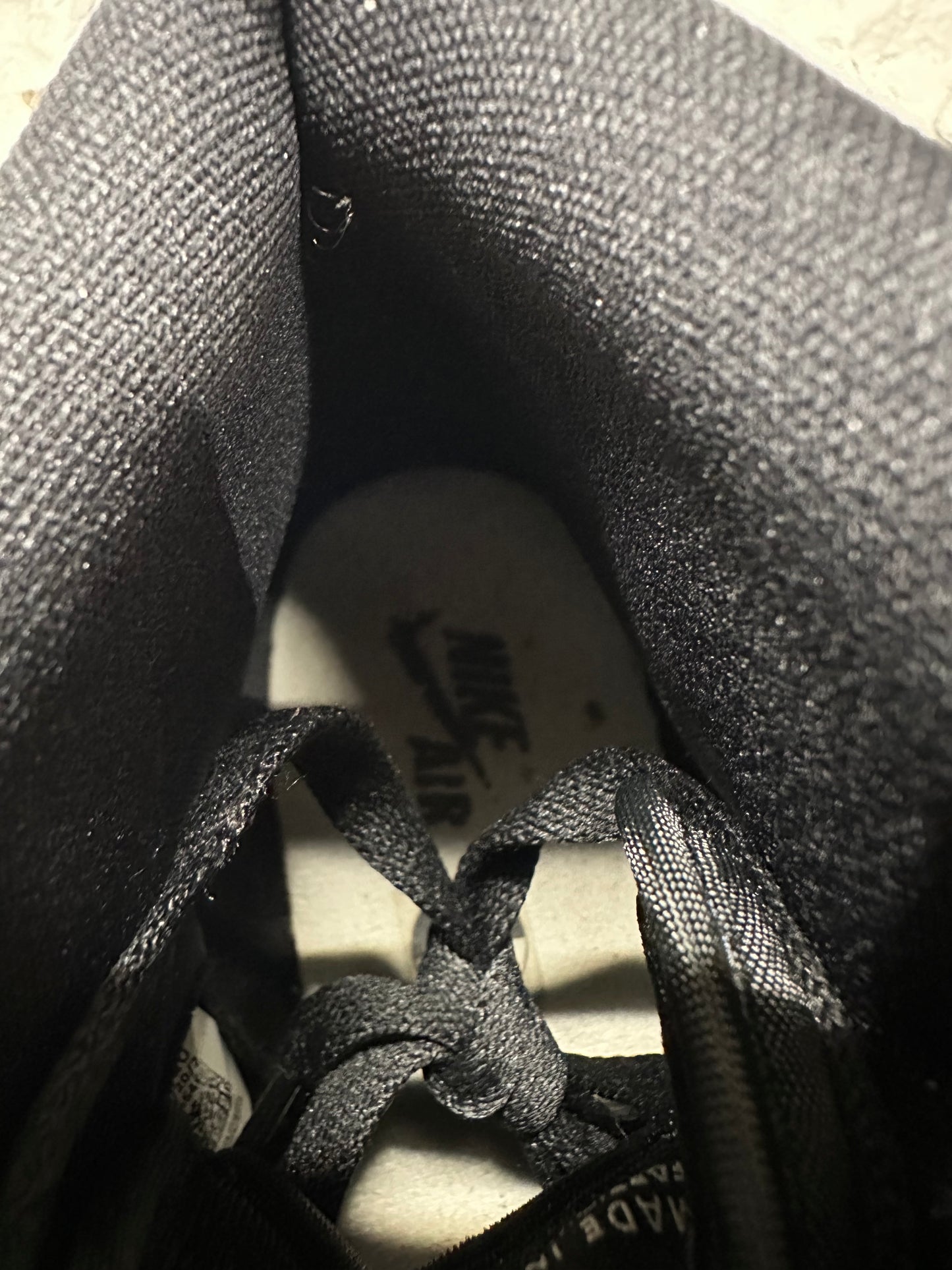 Air Jordan 1 High Black White Sz 6.5Y