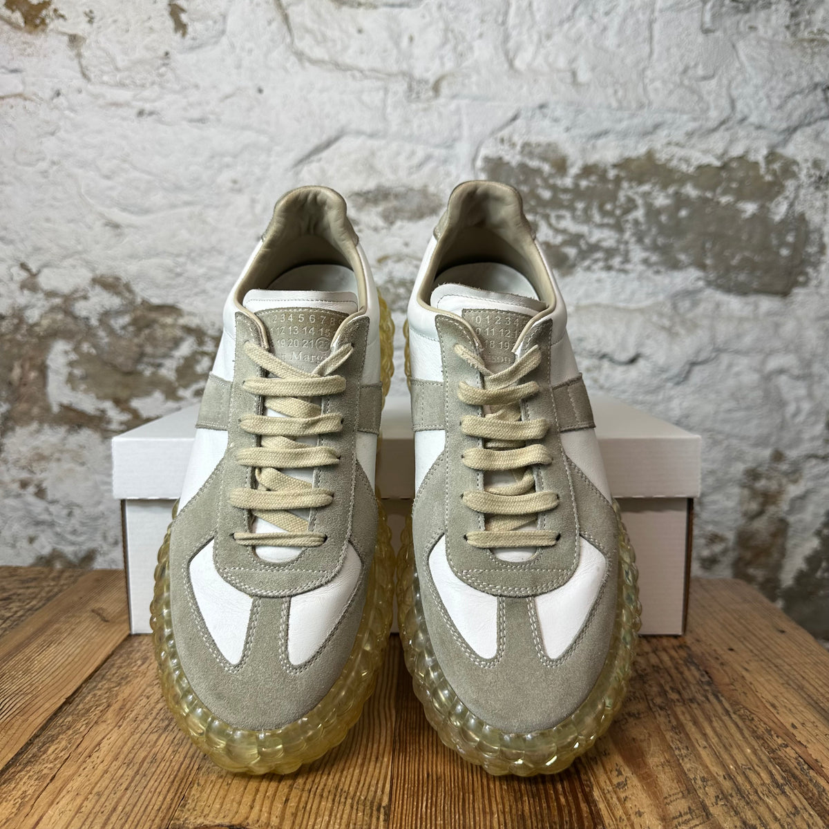 Maison Margiela Replica Super Bounce Grey White Sneaker Sz 8 (41)
