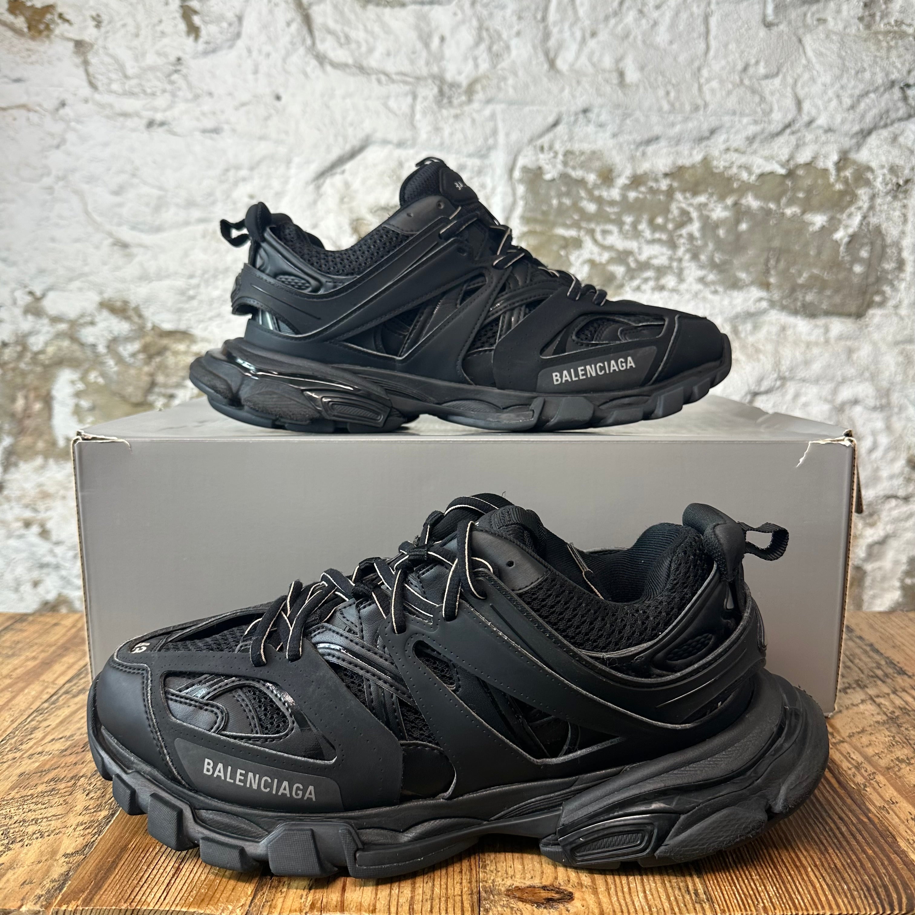 Balenciaga Track Runner Triple Black Sneaker Sz 10 (43)
