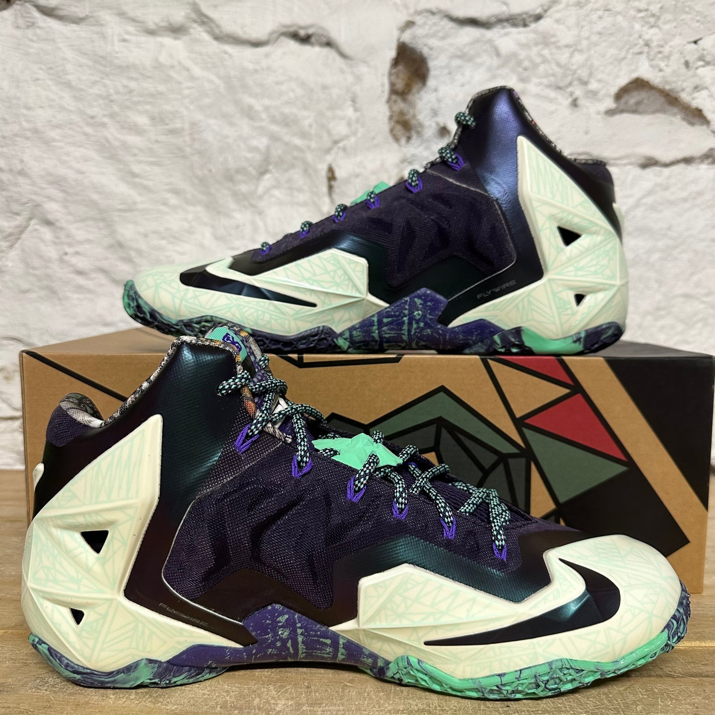 Nike LeBron 11 NOLA Gumbo League Gator King Sz 10 DS