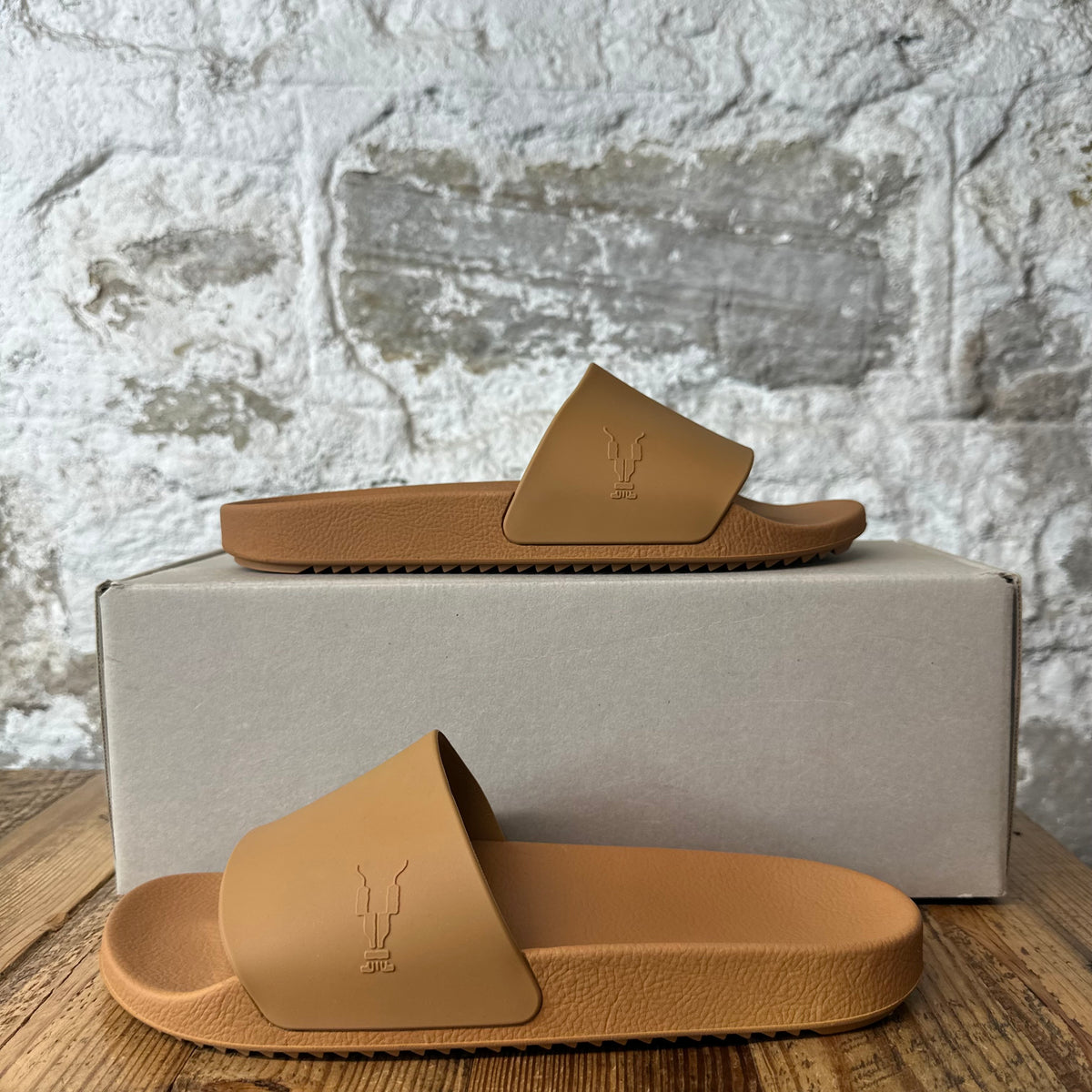 RIck Owens DRKSHDW Clay Orange Slide Sz 8 (41)