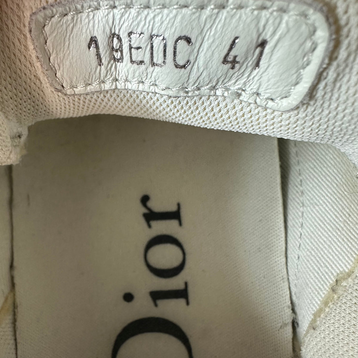 Dior B24 White Grey Sneaker Sz 8 (41)