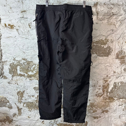 Stone Island Pantalone Regular Nylon Pants Black Sz 36 DS