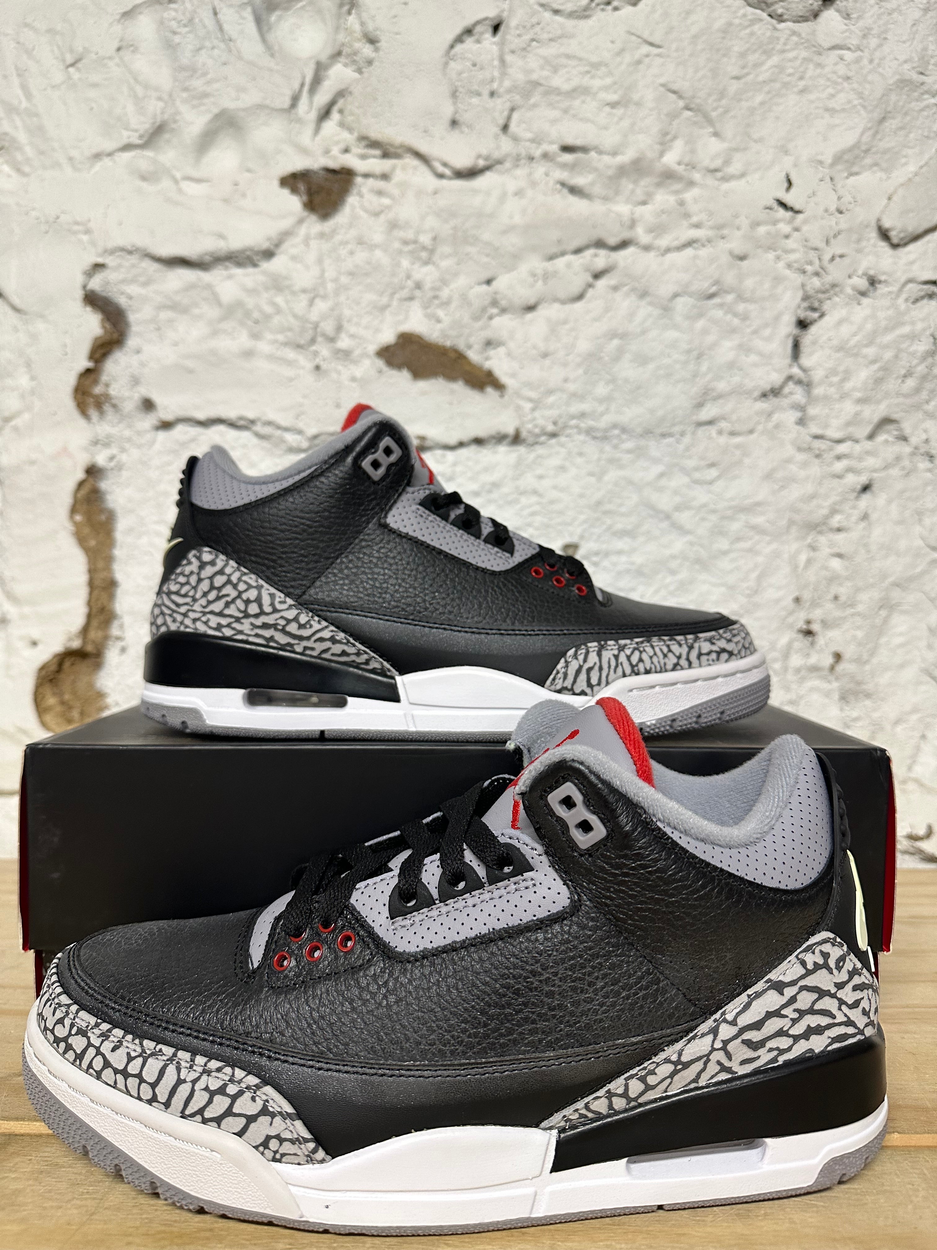 Air Jordan 3 Black Cement (2018) Sz 8.5 DS