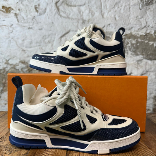 Louis Vuitton Navy White Skate Sneaker Sz 7.5 (6LV)