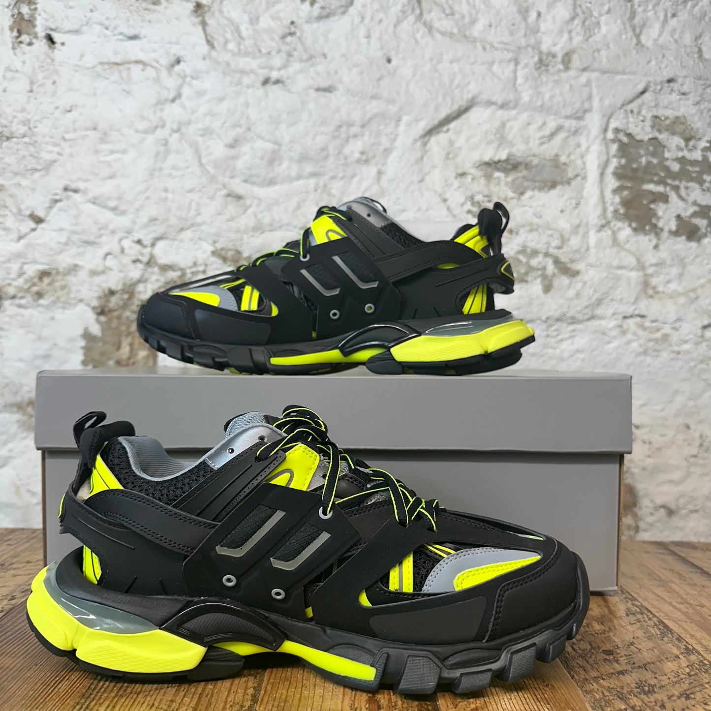 Balenciaga Track Runner Yellow Gray Black Sneaker
