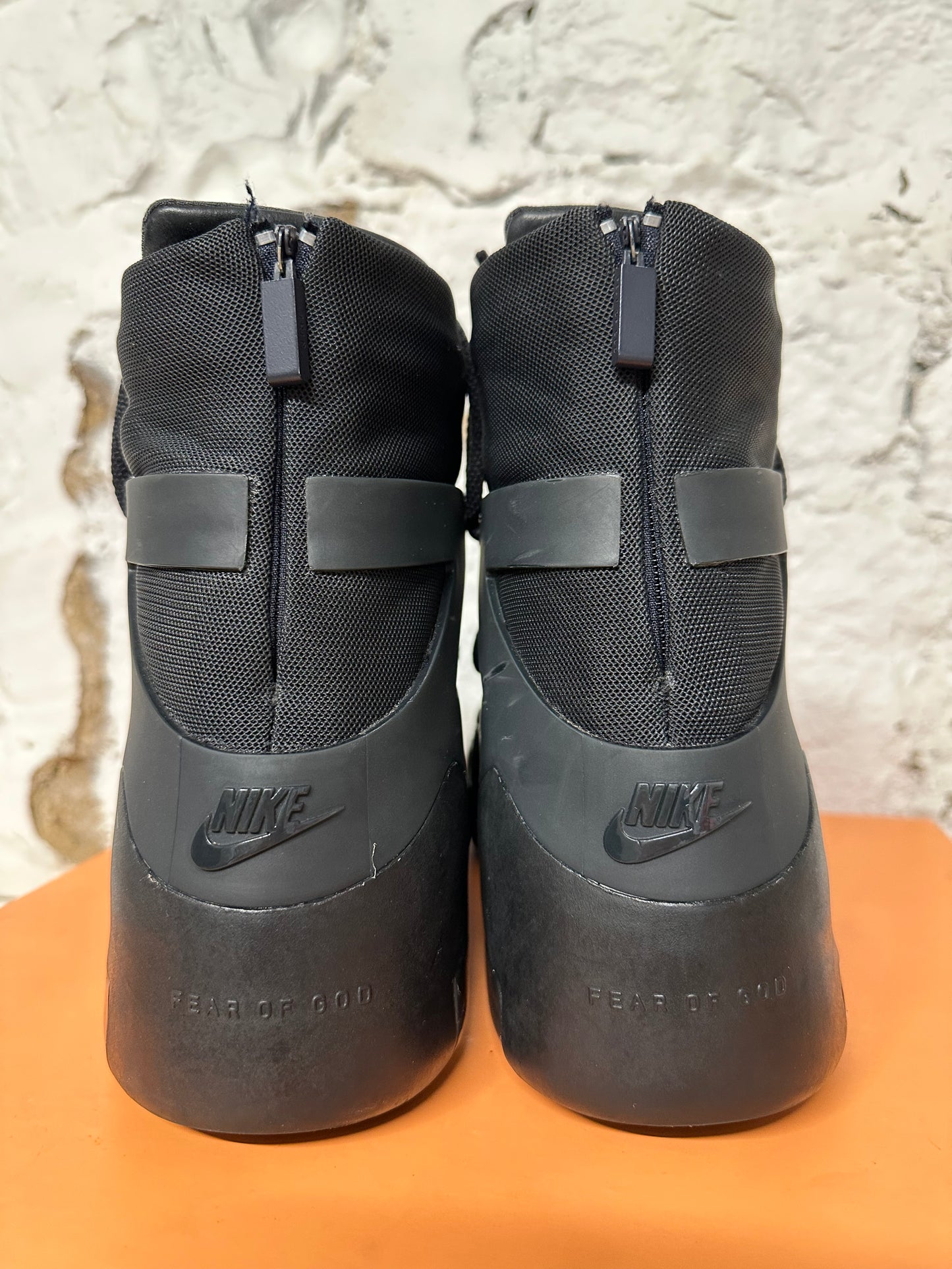 Nike Air Fear of God 1 Triple Black Sz 12