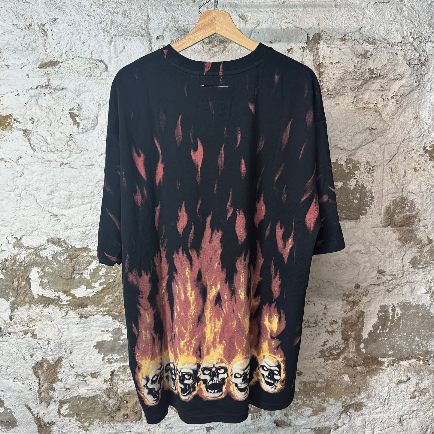 Supreme Maison Margiela Liquid Blue Black T-Shirt Sz XL DS