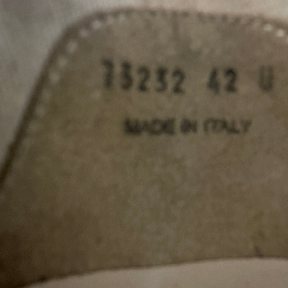 Rick Owens Jumbo Lace Lemon Milk Sneaker Sz 9 (42)