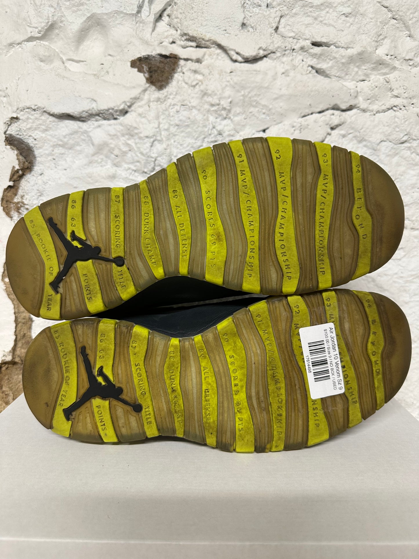 Air Jordan 10 Venom Sz 9