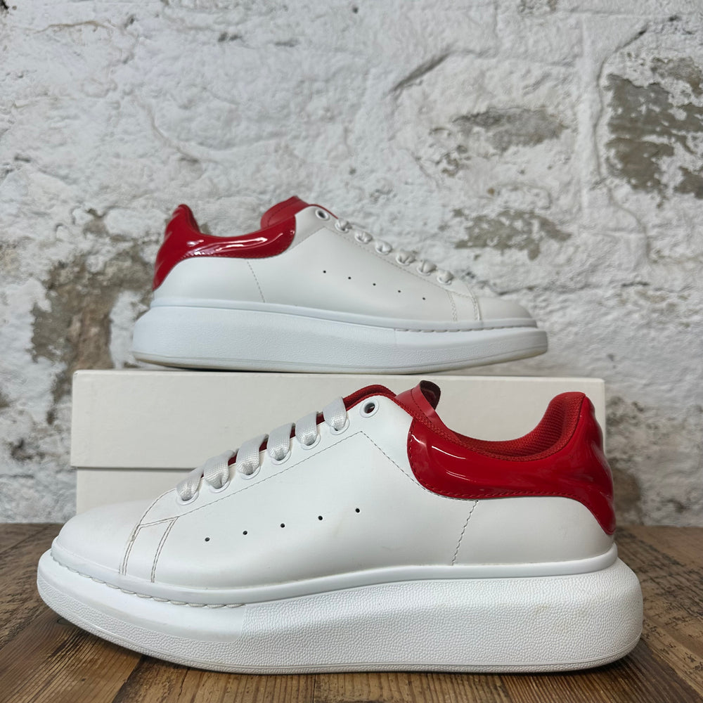 Alexander Mcqueen Red Wax Tab White Sneaker Sz 11 (44)