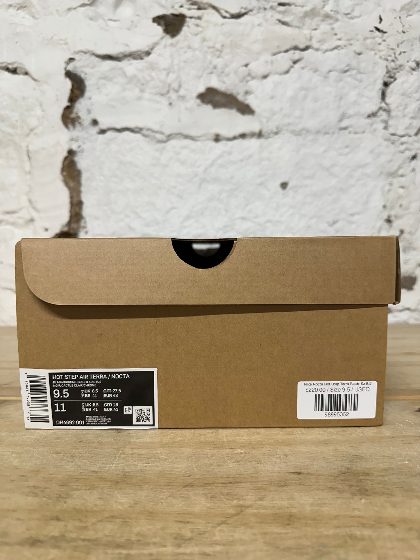 Nike Nocta Hot Step Terra Black Sz 9.5