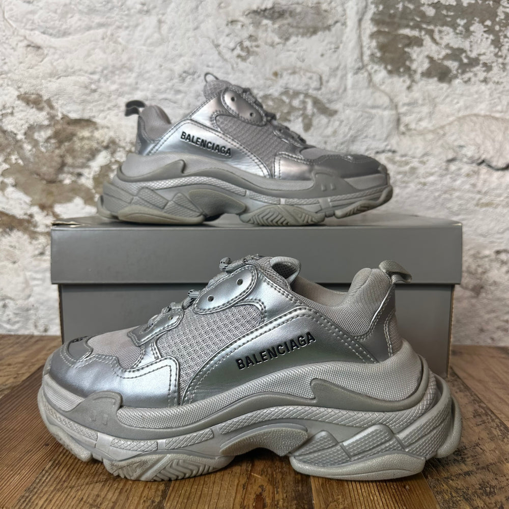 Balenciaga Triple S Silver Gray Sneaker Sz 6 (38)