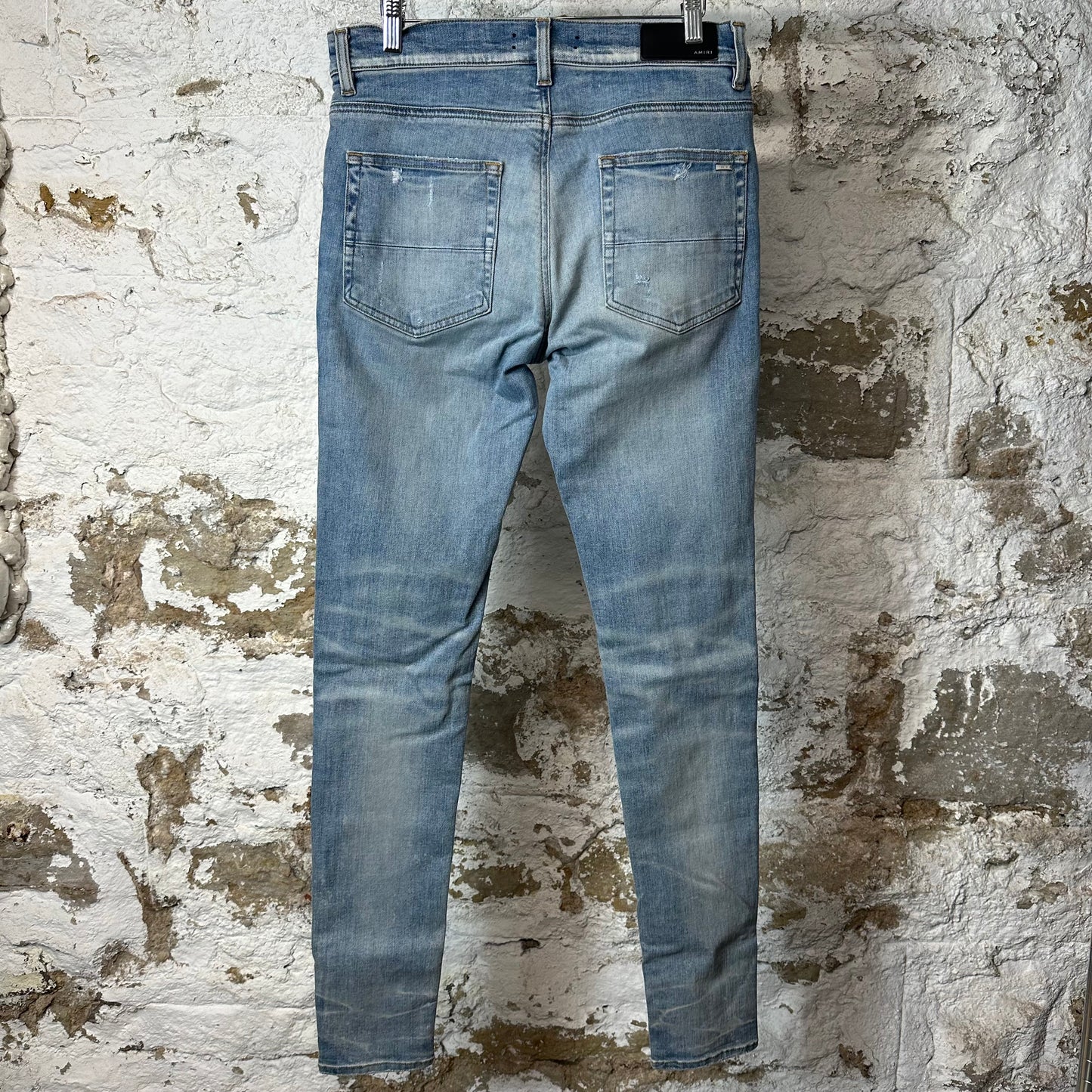 Amiri Plain Blue Denim Jeans Sz 32