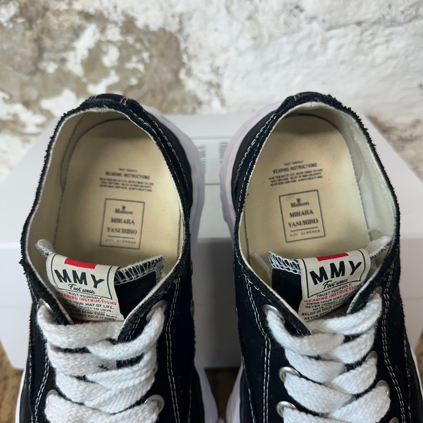 Maison Mihara Peterson 23 Black White Sneaker Sz 8 (41)