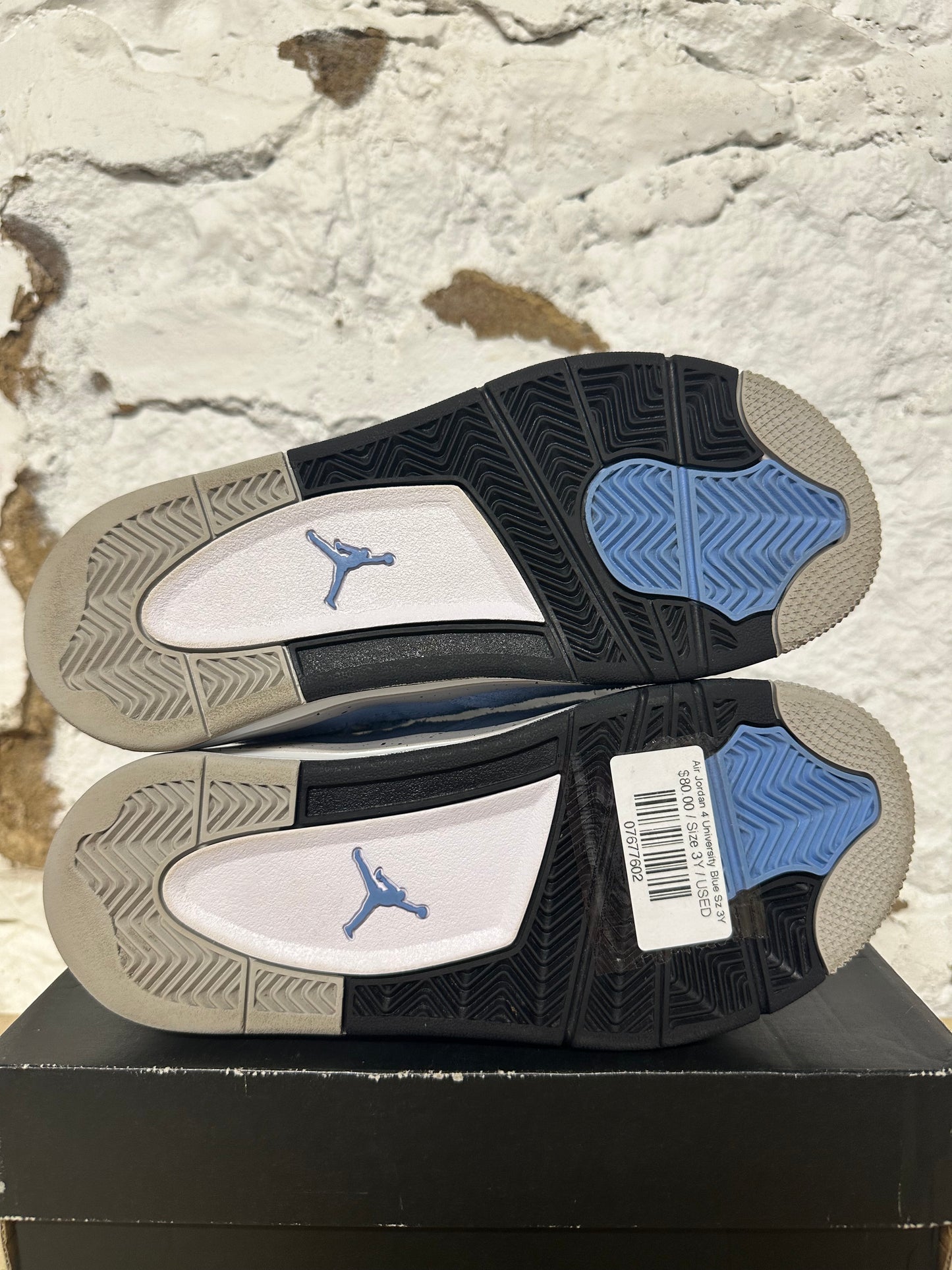 Air Jordan 4 University Blue Sz 3Y