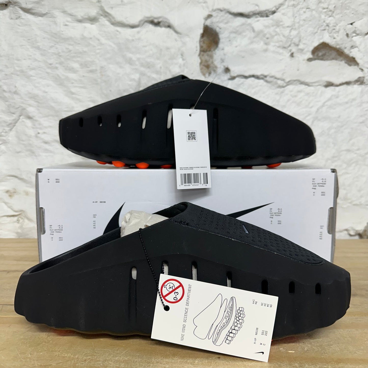 Nike Mind 001 Slide Black Chrome Sz 13 DS