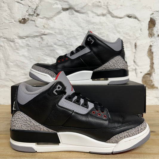 Air Jordan 3 Black Cement Sz 10