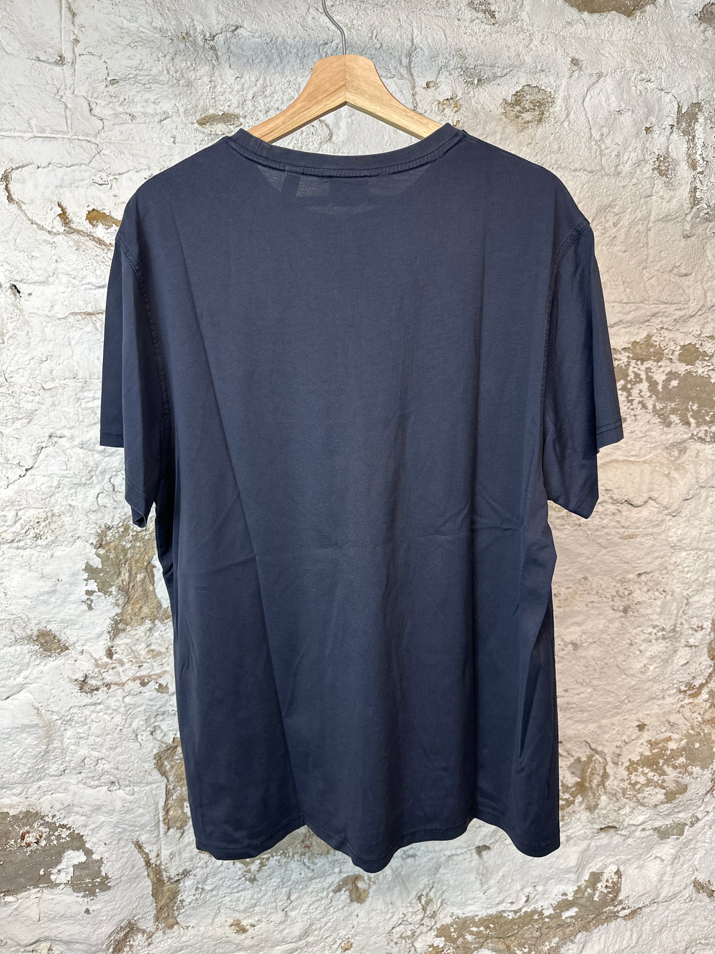 Burberry Navy Small Embroidered Logo T-shirt Sz XXL