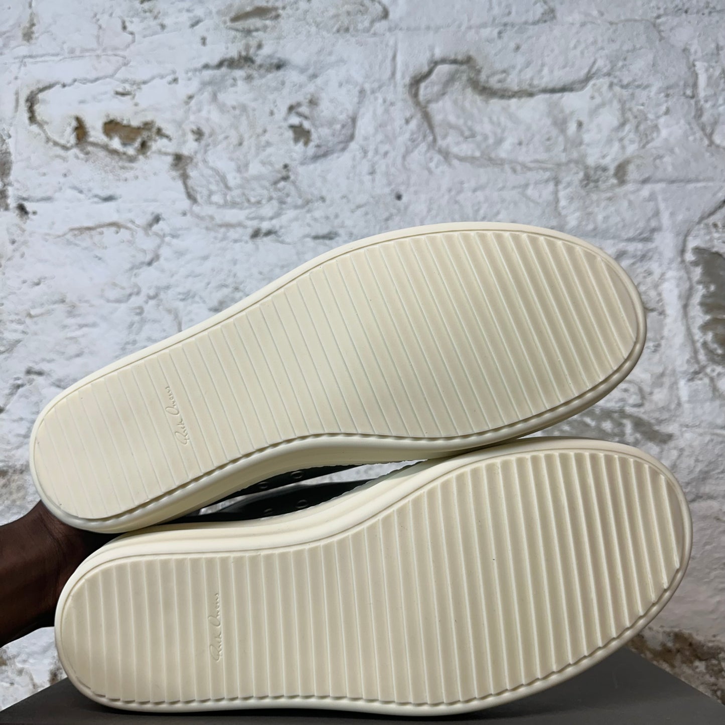 Rick Owens Hollywood Celadon Milk Sneaker Sz 13 (46) DS