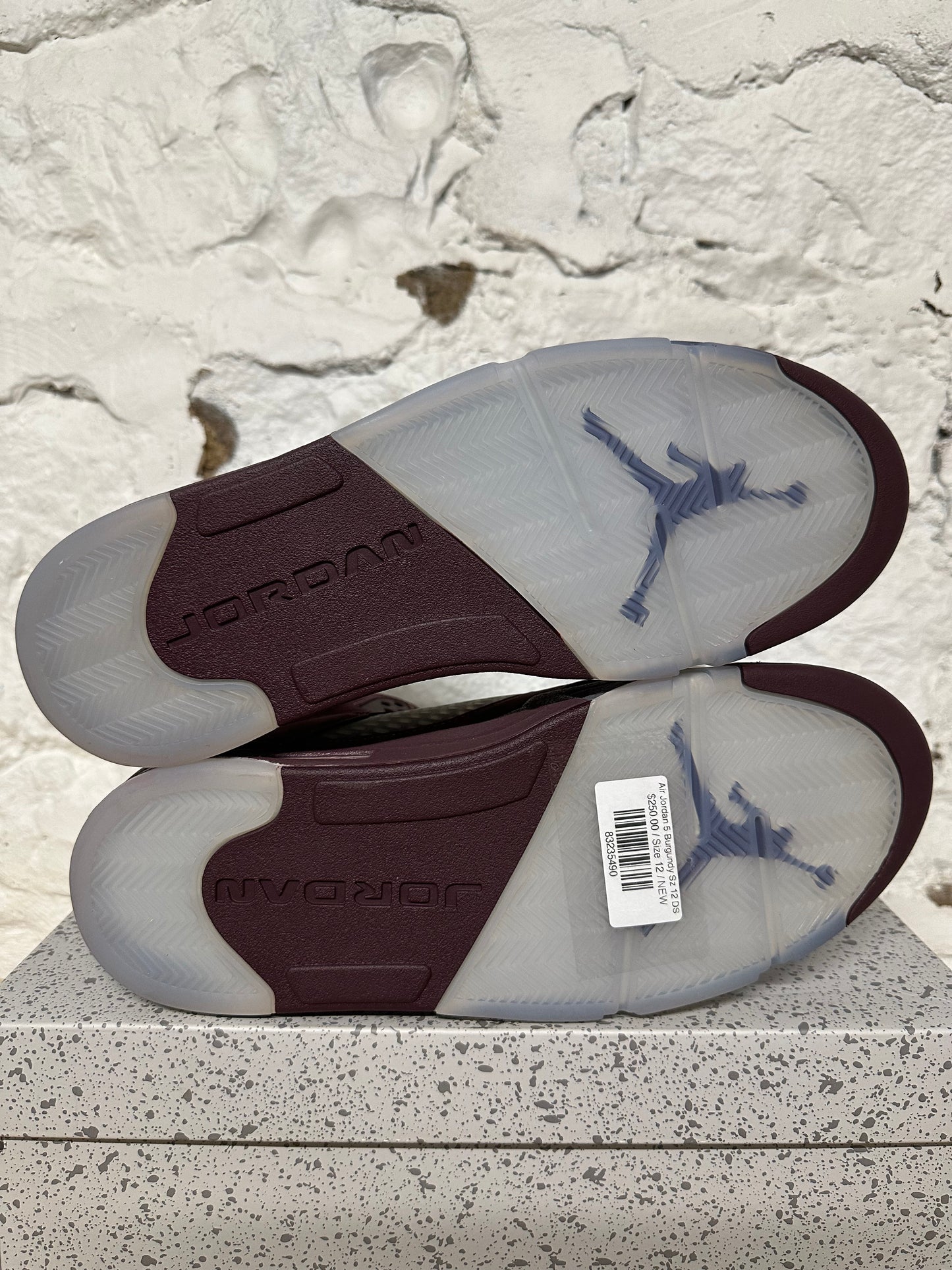Air Jordan 5 Burgundy Sz 12 DS