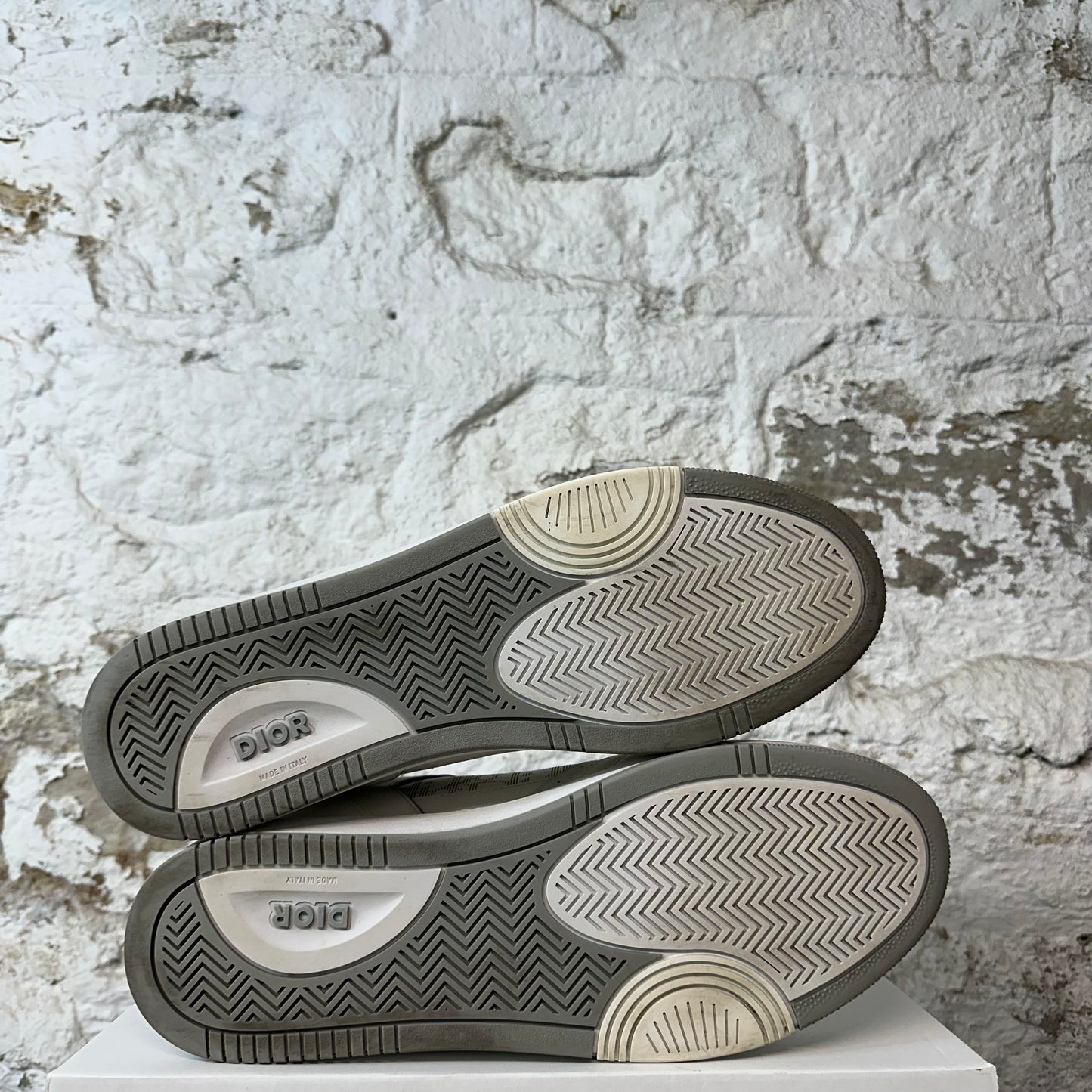 Dior B27 White Monogram Low Sneaker Sz 15 (48) No Box