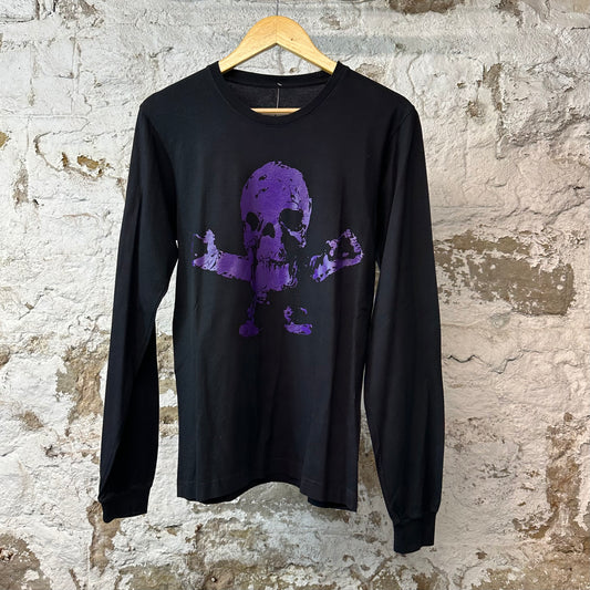 Chrome Hearts Purple Foti Skeleton L/s Black Sz S