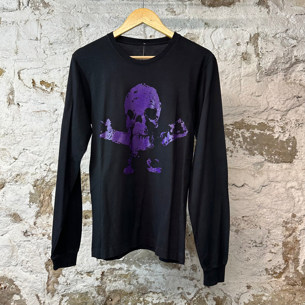 Chrome Hearts Purple Foti Skeleton L/s Black Sz S