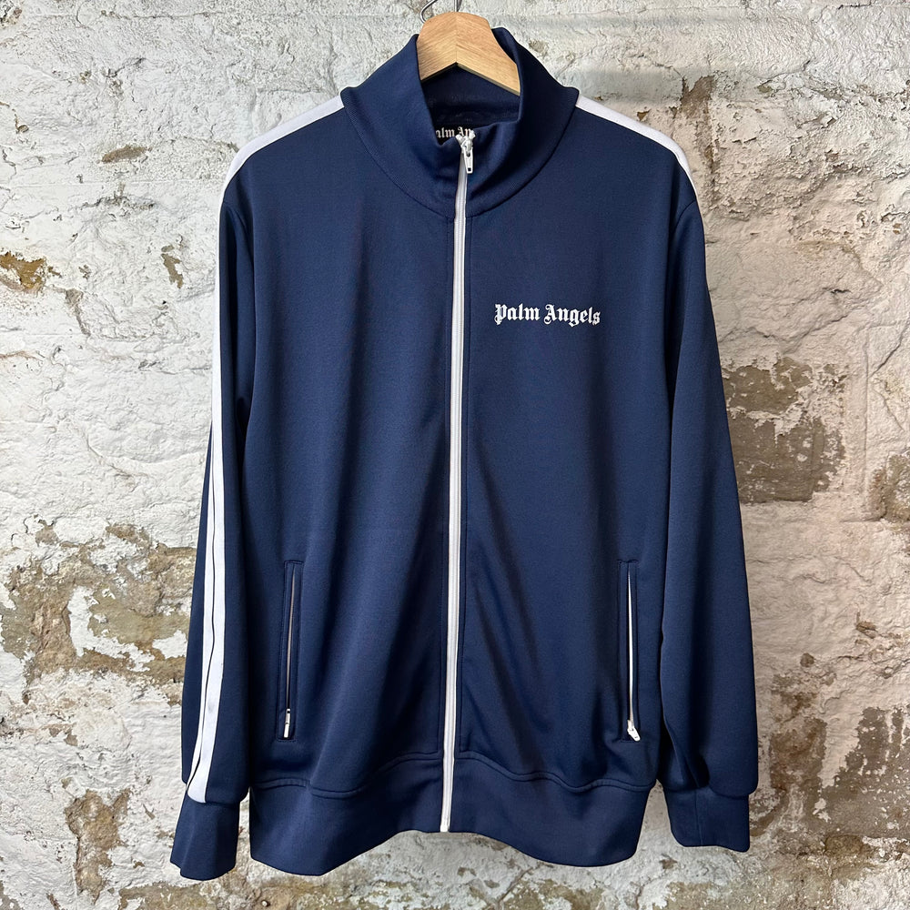 Palm Angels Navy White Track Jacket Sz XXL