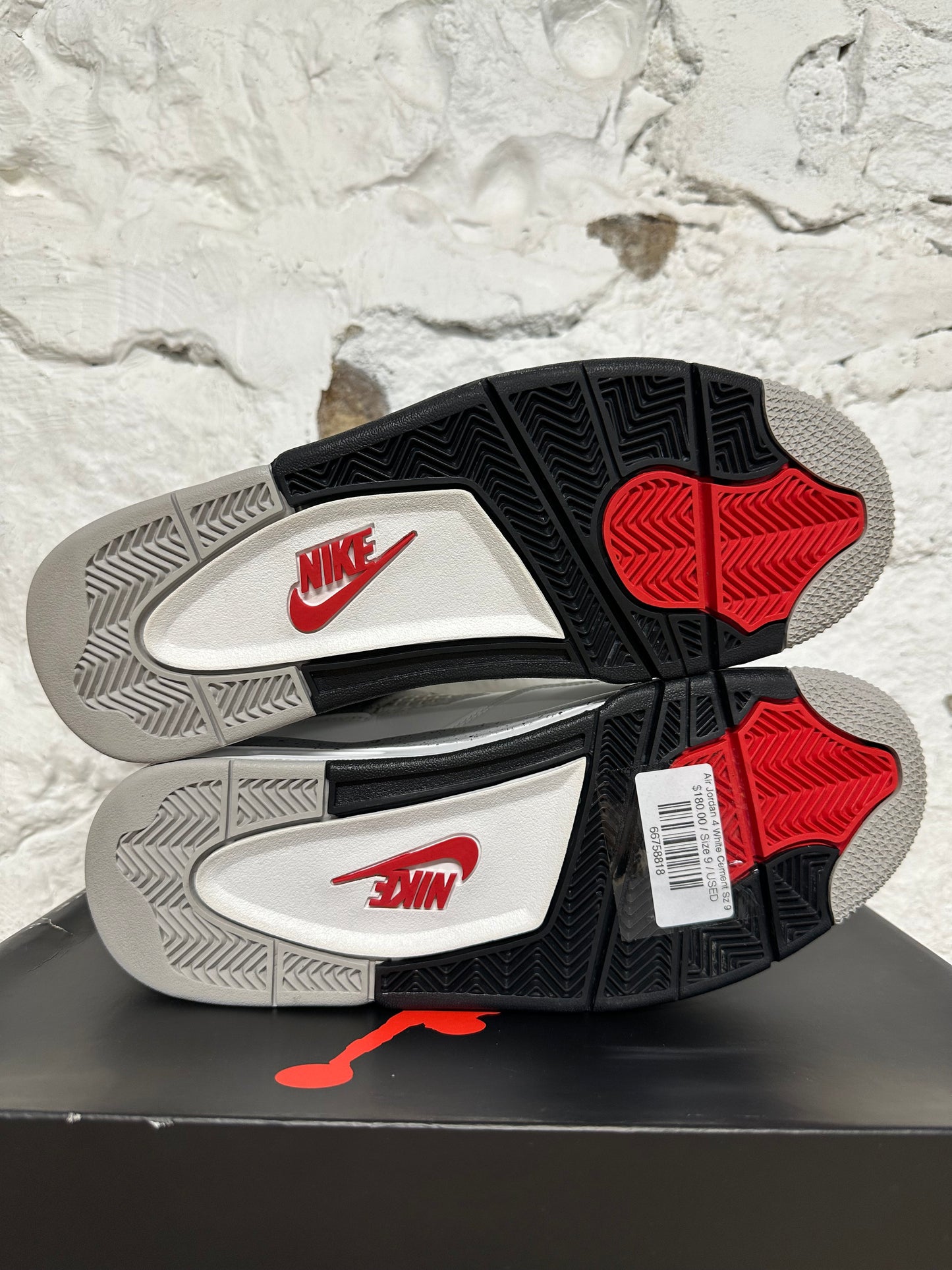 Air Jordan 4 White Cement Sz 9