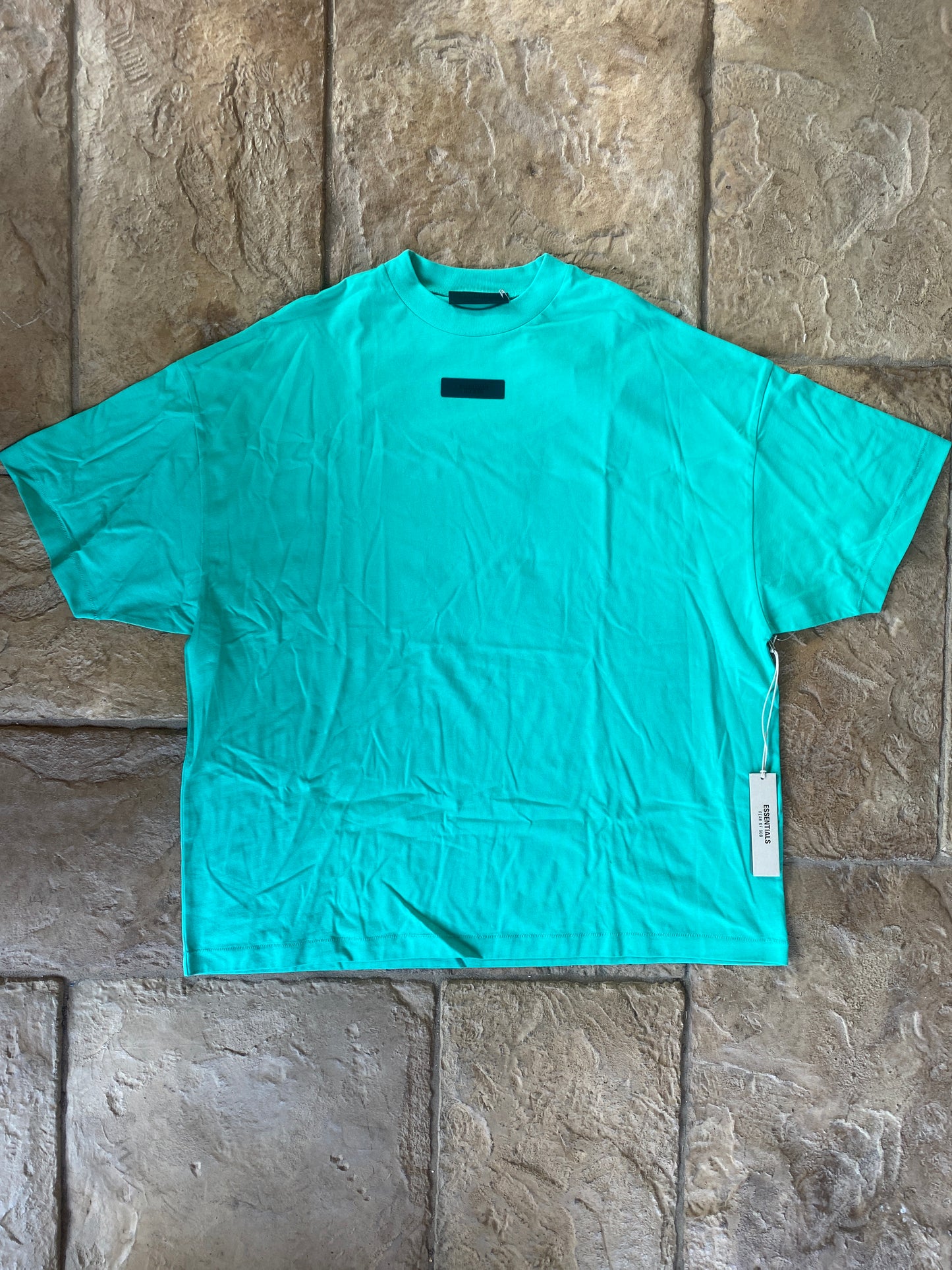 Fear of God Essentials Mint Leaf T-Shirt Sz L DS