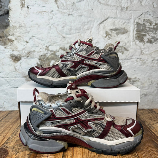 Balenciaga Runner Maroon Grey Sneaker Sz 7 (40)