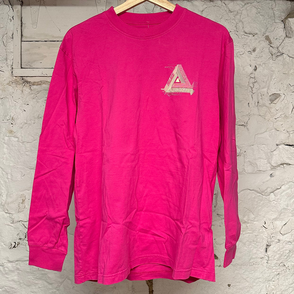 Palace Triangle Pink L/S T-Shirt Sz M