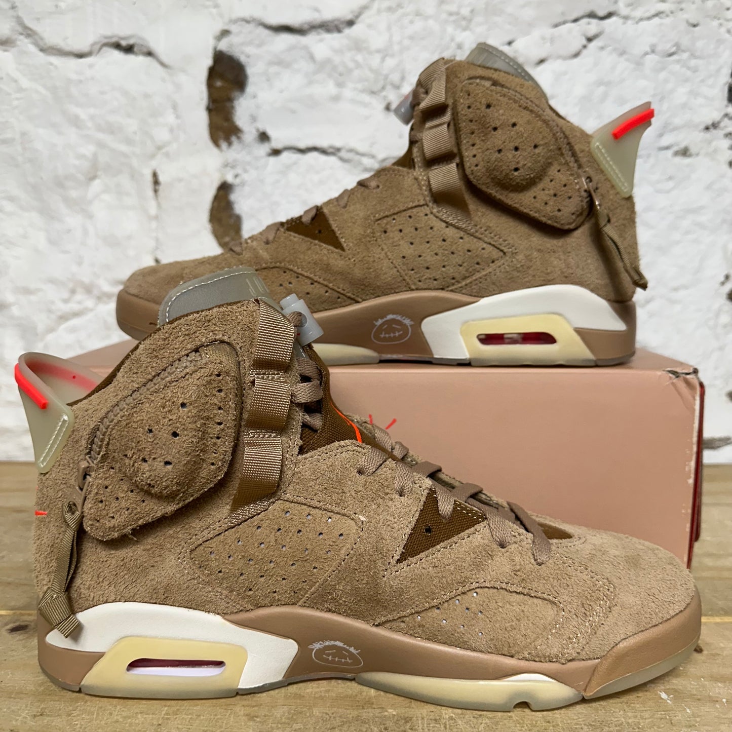 Air Jordan 6 Travis Scott British Khaki Sz 11 DS