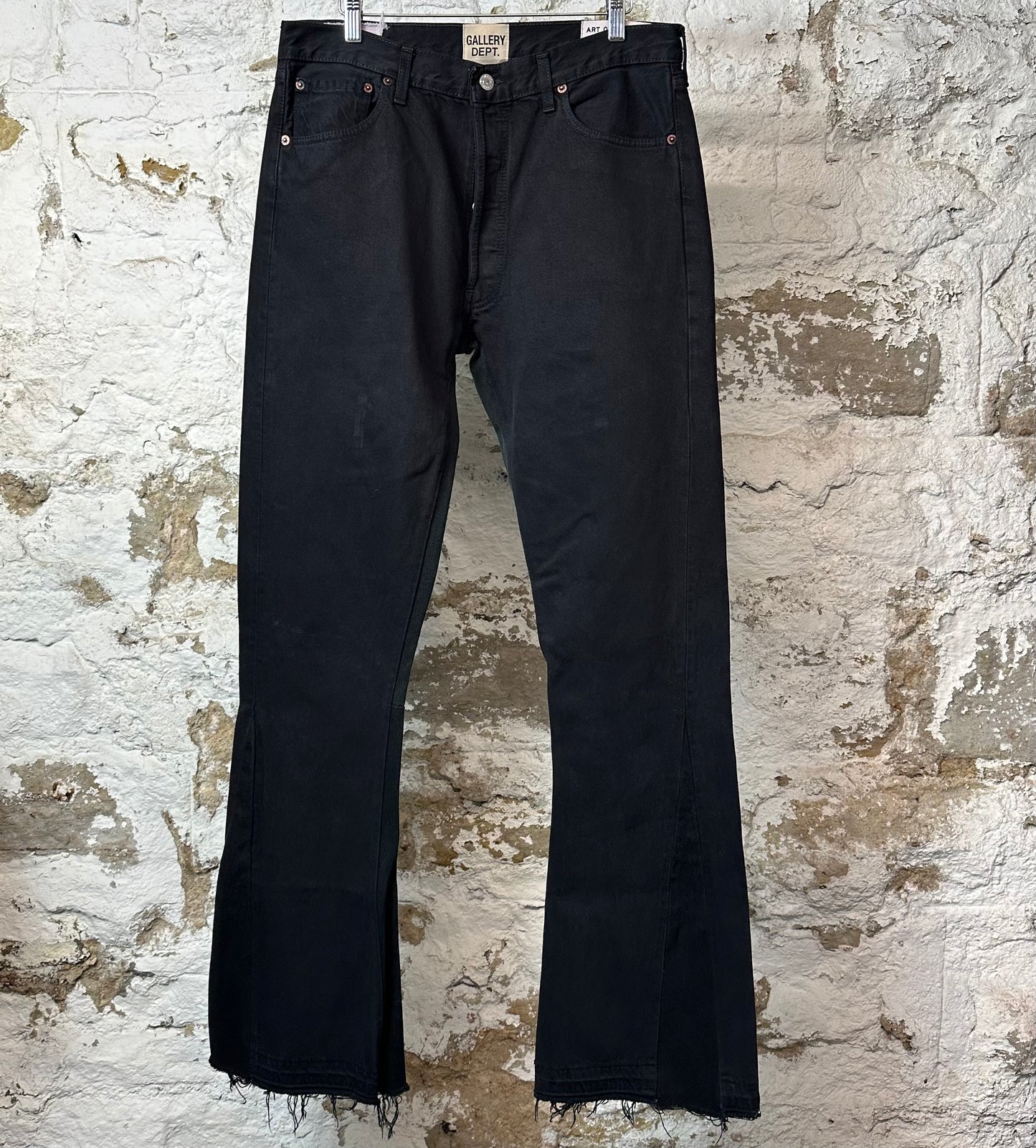 Gallery Department Black Flare Denim Jeans Sz 32