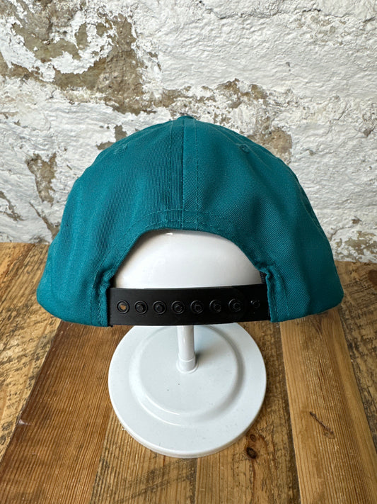 Rhude Teal Lion White Hat