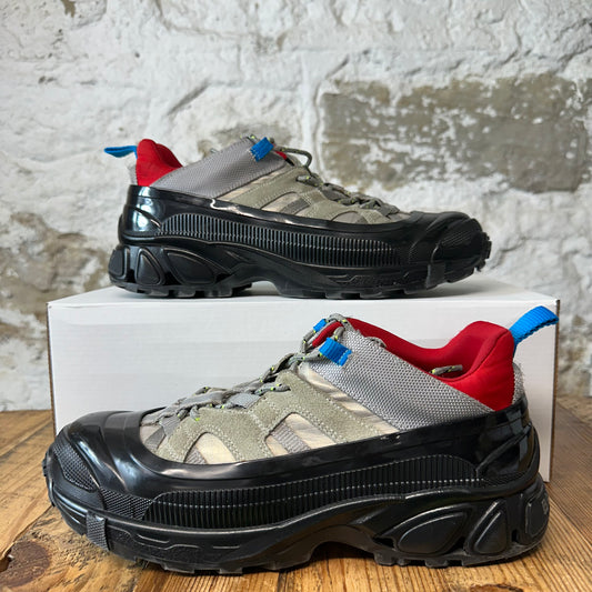 Burberry Arthur Grey Black Sneaker Sz 8 (41)
