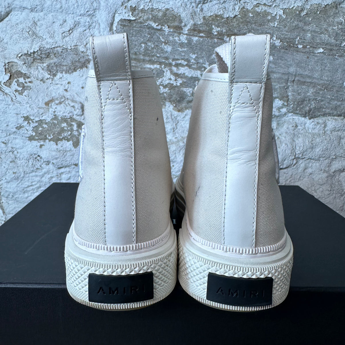 Amiri High MA Court Beige Cream Sneaker Sz 10 (43)