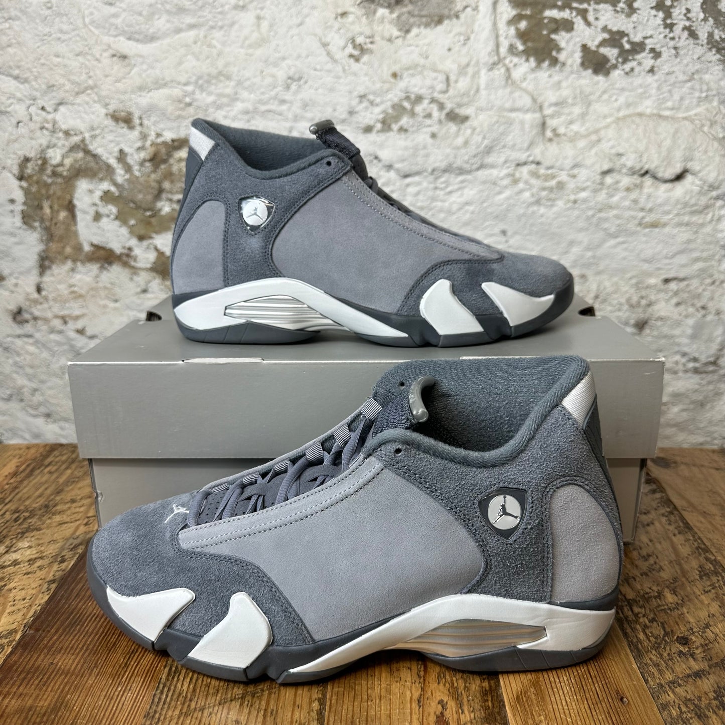 Air Jordan 14 Flint Gray Sz 9.5 DS