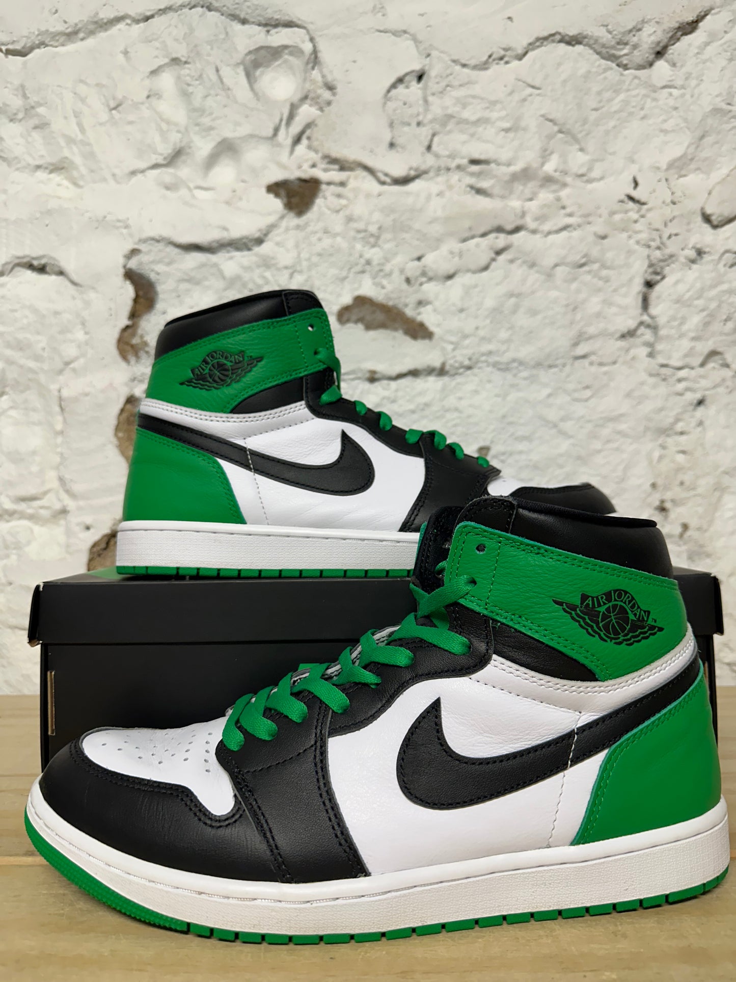 Air Jordan 1 High Lucky Green Sz 12