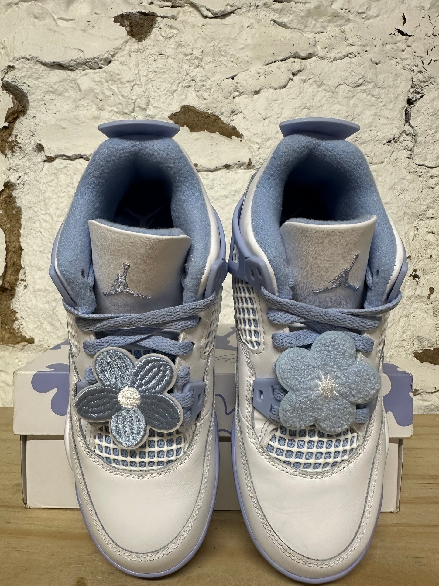 Air Jordan 4 Forget Me Not Sz 2Y