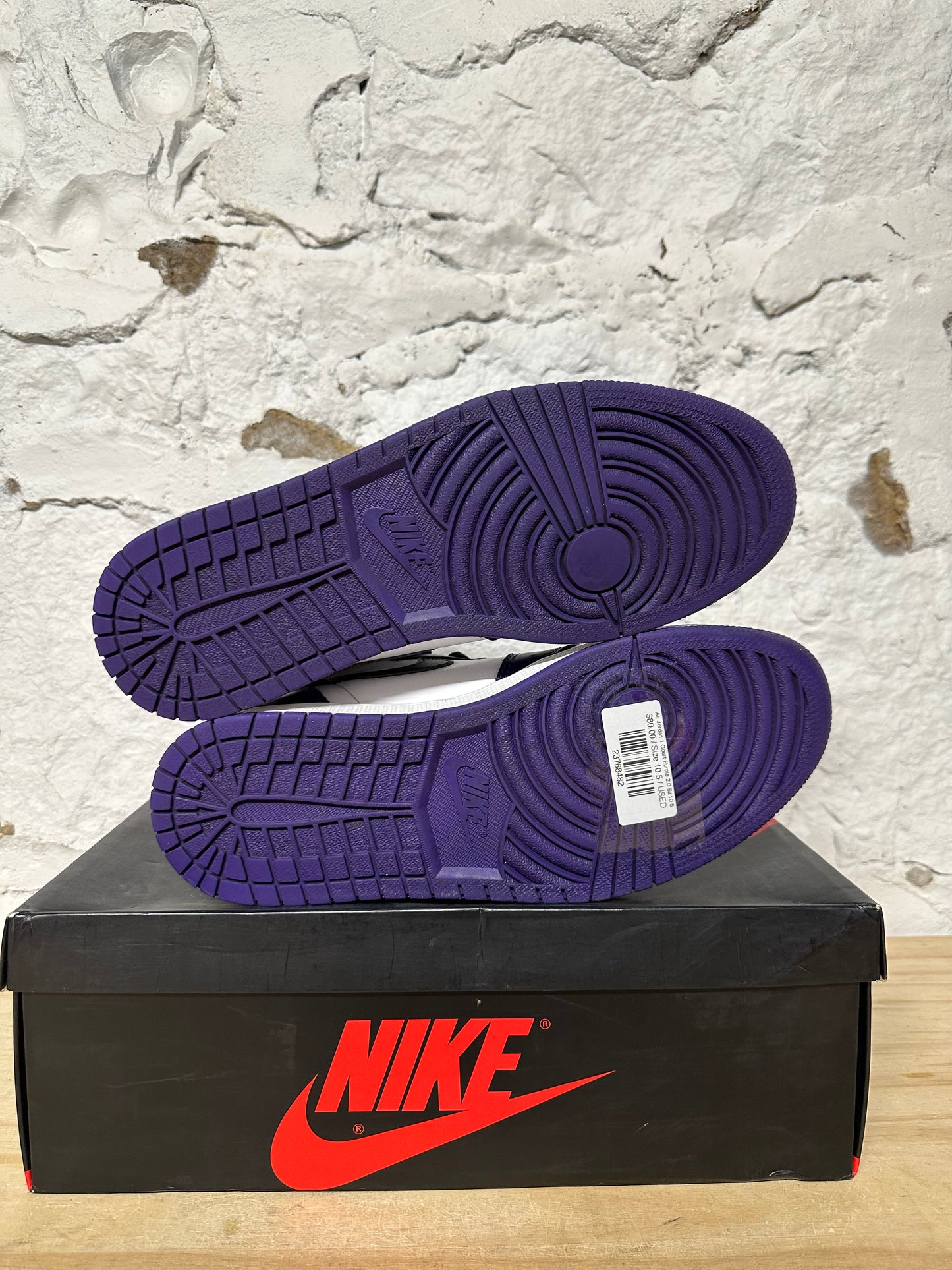 Air Jordan 1 High Court Purple 2.0 Sz 10.5