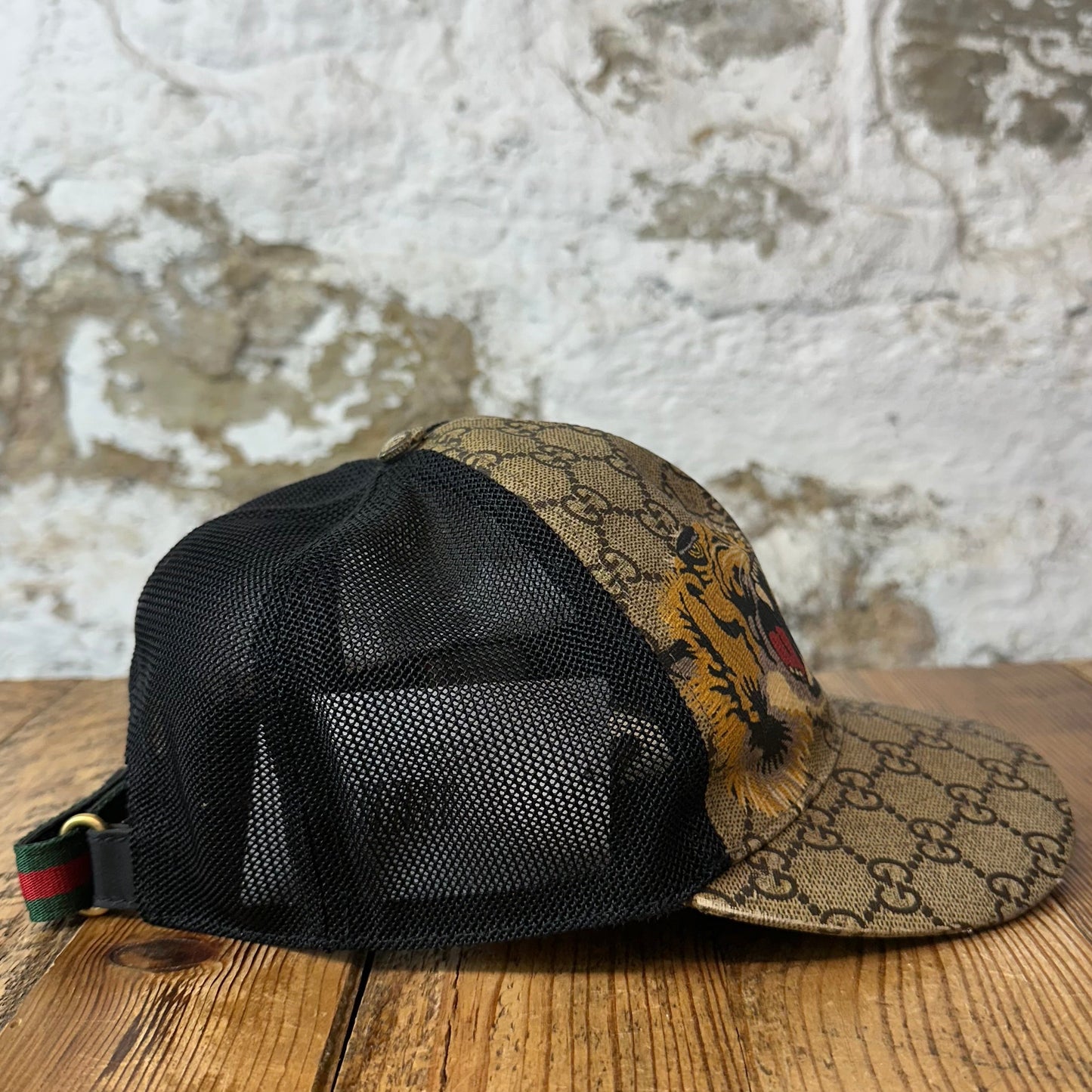 Gucci GG Monogram Tiger Hat Sz L