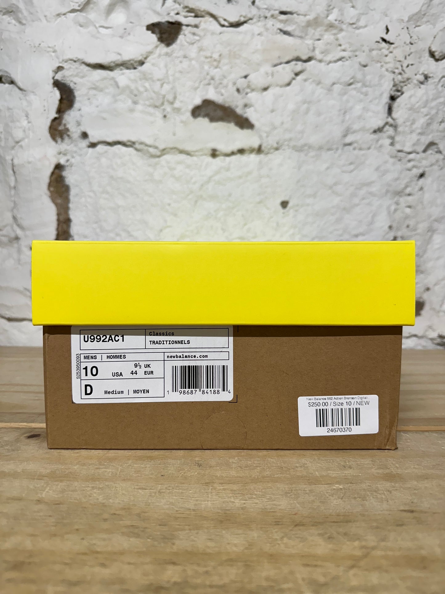 New Balance 992 Action Bronson Digitalis Purpurea Sz 10 DS