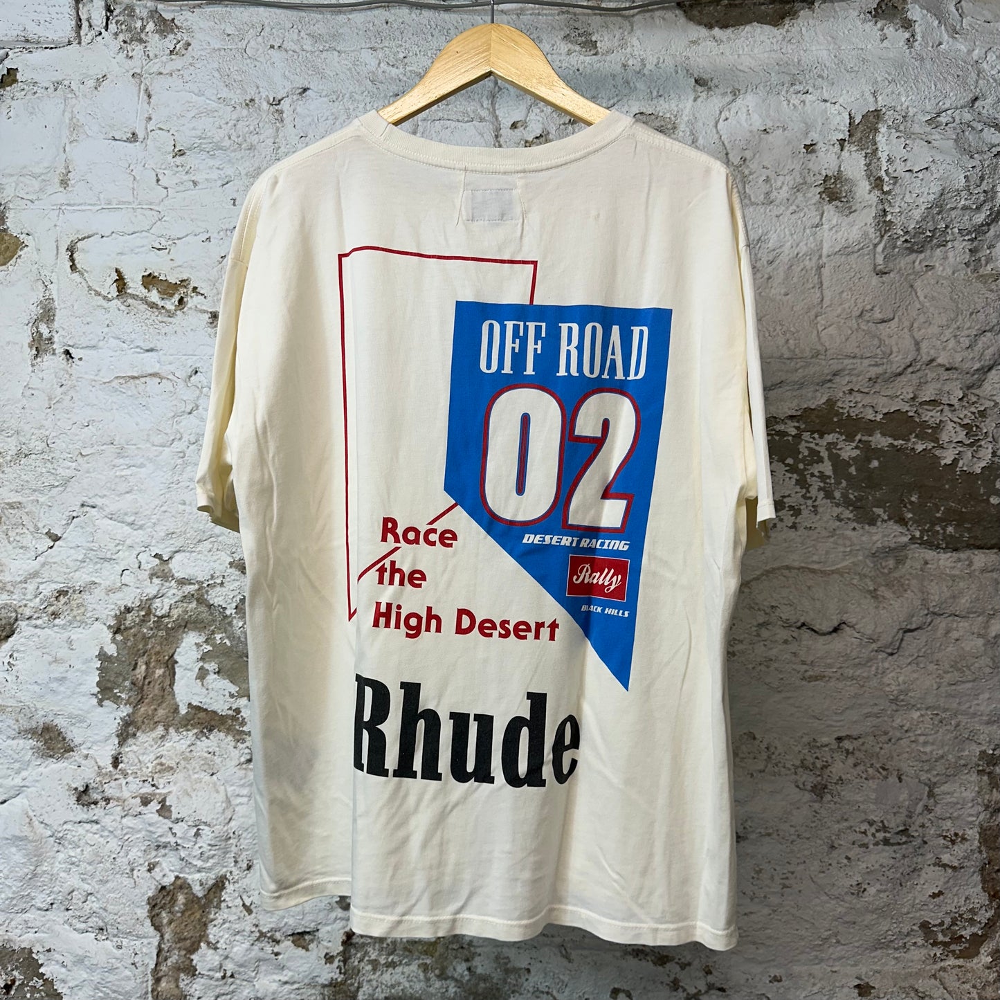 Rhude Off Road T-shirt White Sz S