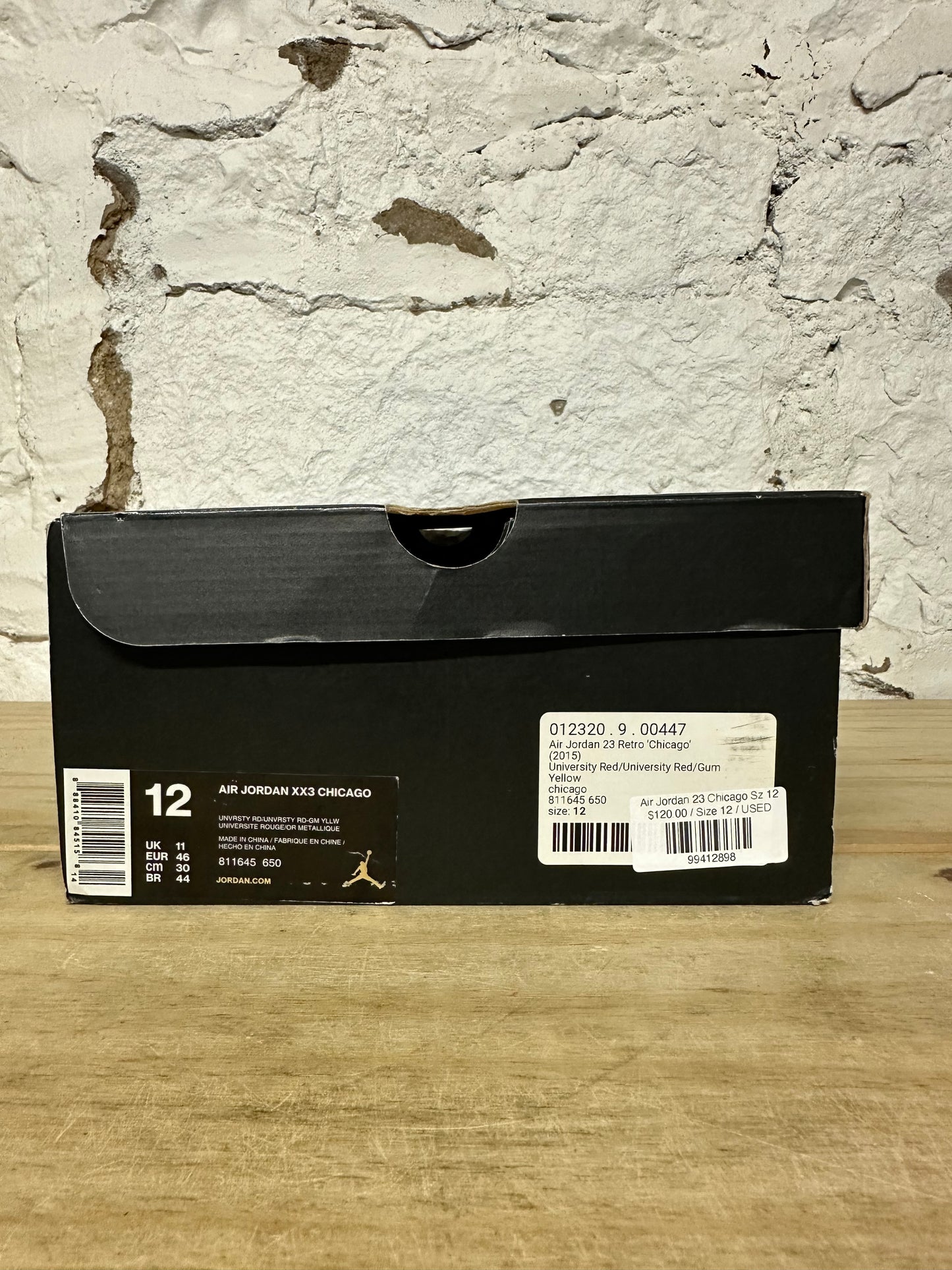 Air Jordan 23 Chicago Sz 12