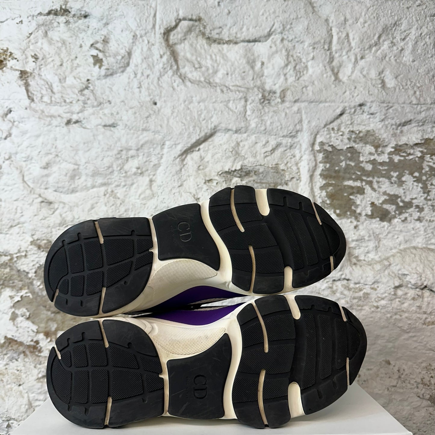 Dior B22 Black White Purple Sneaker Sz 11 (44) No Box