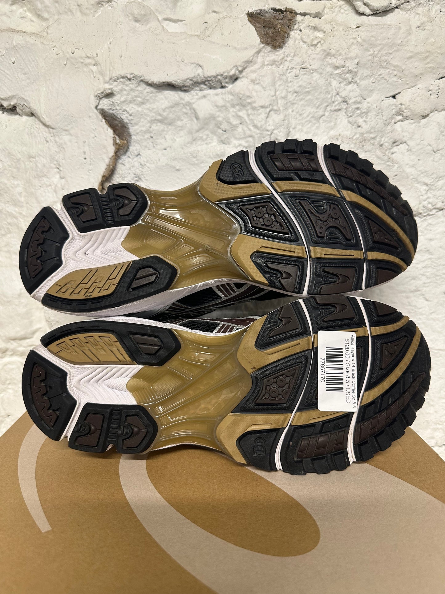Asics Gel-Kayano 14 Black Coffee Sz 8.5